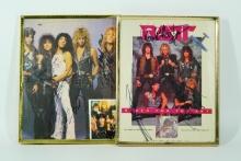 Lot of (2) Ratt Band Signed Pictures (Framed)