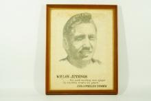 Waylon Jennings Framed Art Picture