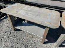 117 30in x 57in Welding Table with Shelf