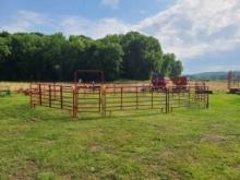 7778 Red Corral Setup w/ 10ft Panels & (1) Entry Panel