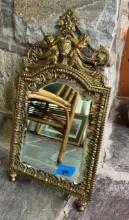 Gilt Metal and Beveled Glass Mirror