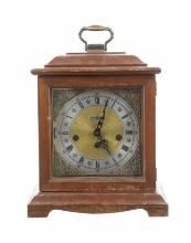 Howard Miller Mahogany & Brass Mantel Clock