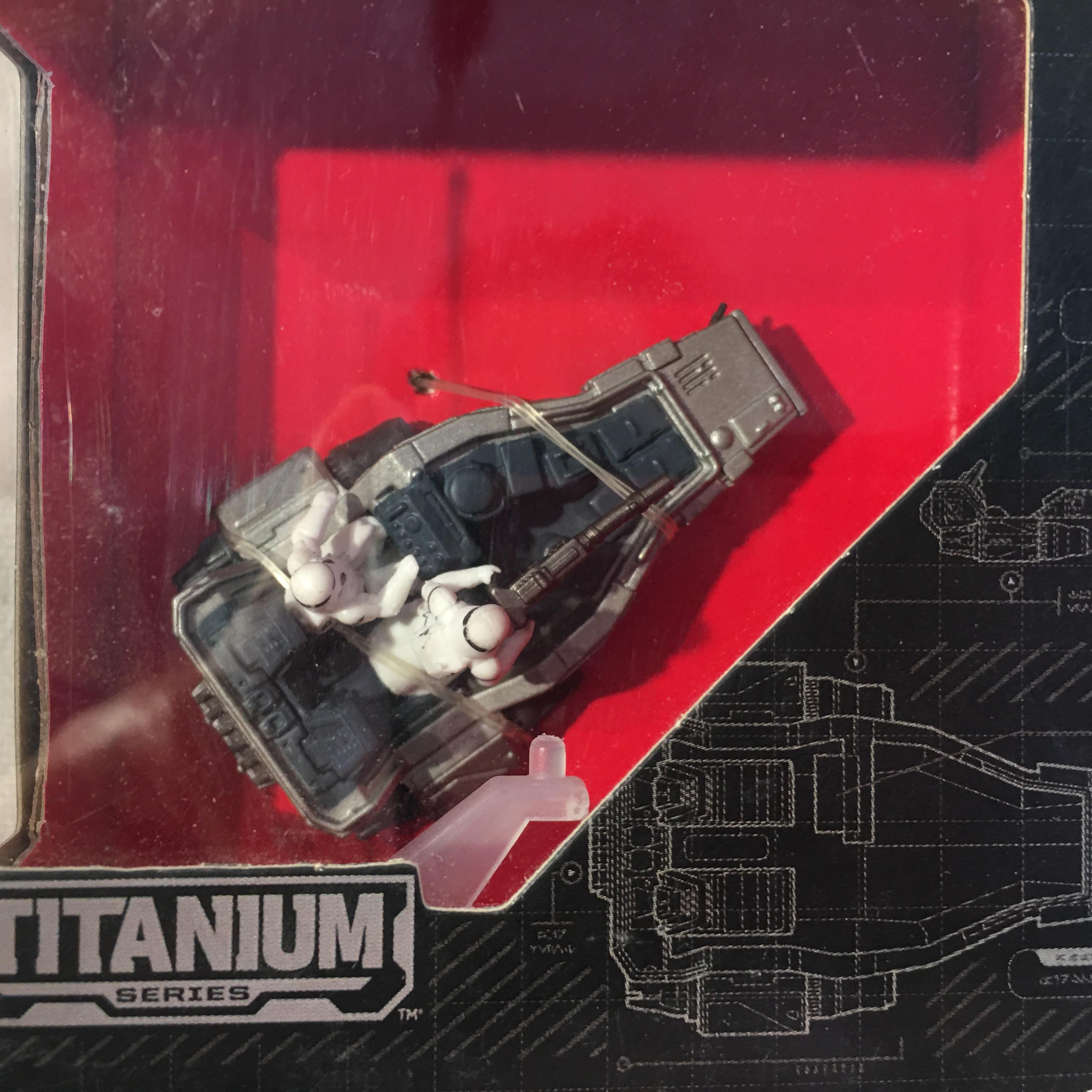 NIB Collector Star Wars The Black Series Titanium Series Snowspeeder #11 Box Size: 5x4"