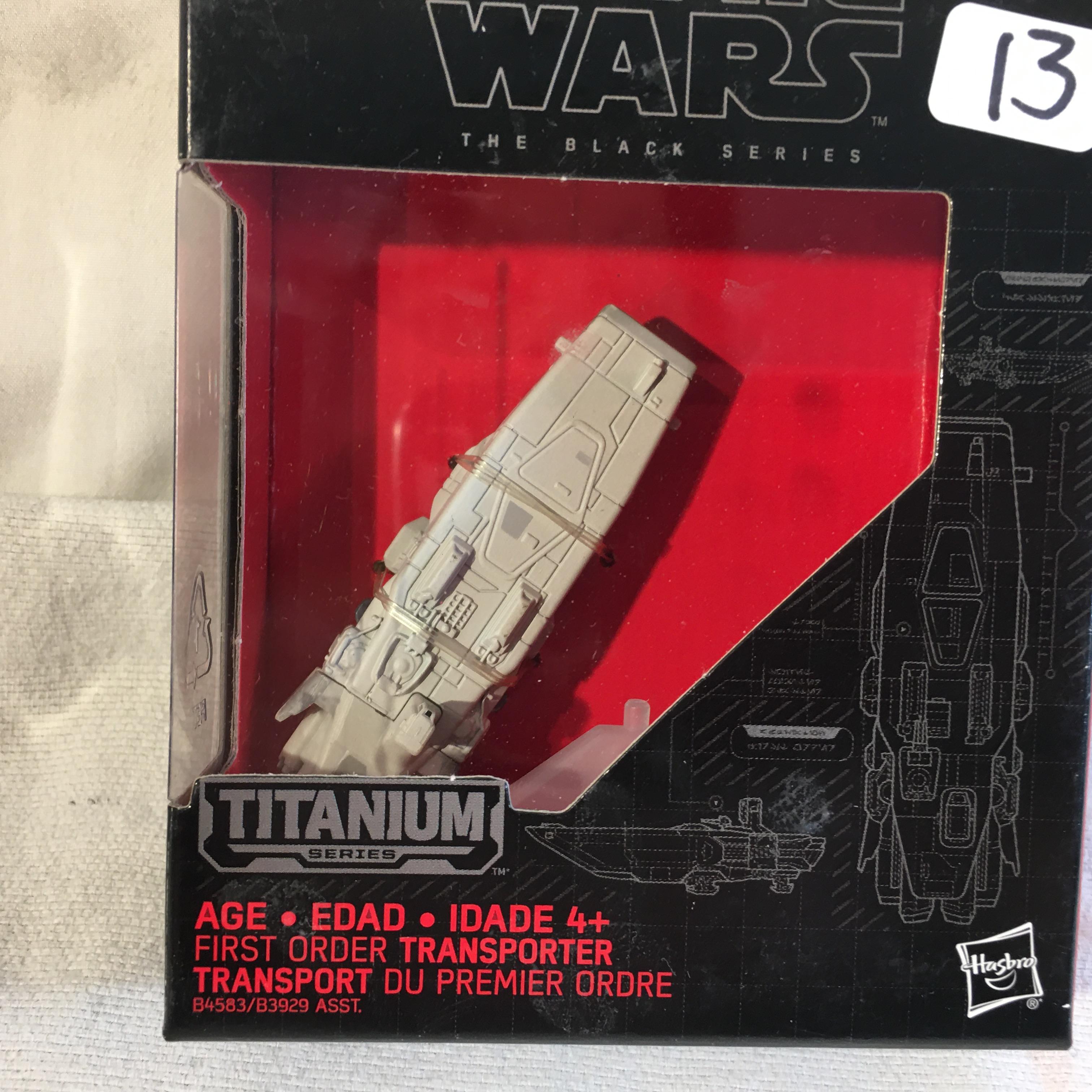NIB Collector Star Wars The Black Series Titanium Series Transporter #14 Box Size: 5x4"