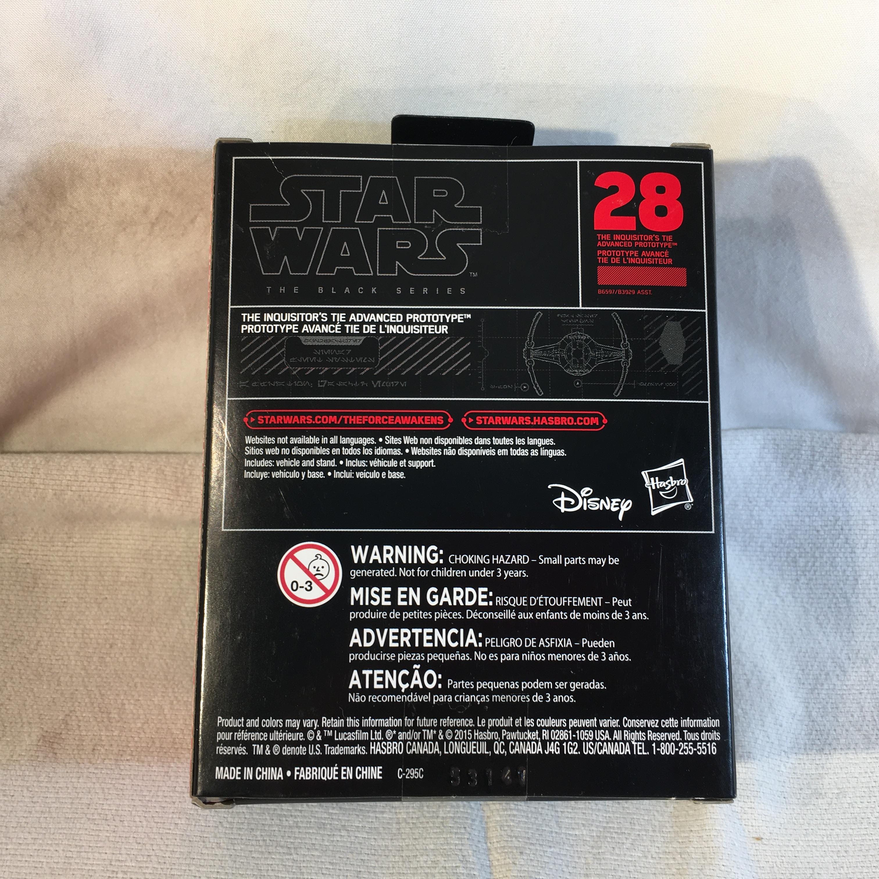 NIB Collector Star Wars The Black Series Titanium Series #28 Box Size:5x4"