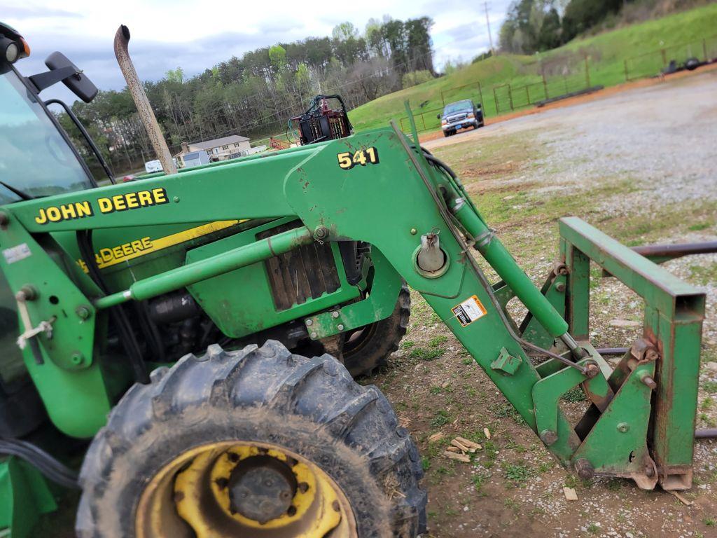 JOHN DEERE 5420 CAB TRACTOR, HOURS SHOWING: 4815, 4WD, JOHN DEERE 540 FRONT