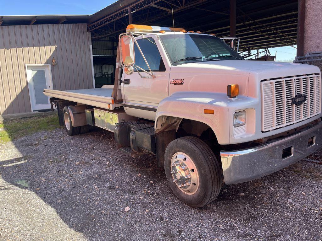 1995 CHEVROLET LO PRO 6500 KODIAK TRUCK, CAT 210, 6 SPD TRANS, ALCO ALUMINU