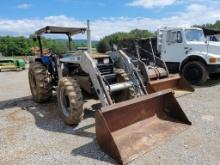 LONG 2610 TRACTOR W/ LONG FRONT END LOADER AND BUCKET, 4WD, 2365 HOURS SHOW