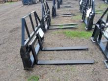 2024 UNUSED MOWER KING SA SKID STEER FORKS, 4X1.4X50, S: SA24031505A *SELLS