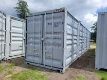 2024 UNUSED 40' HIGH CUBE MULTI DOOR CONTAINER, FOUR SIDE OPEN DOORS, ONE E