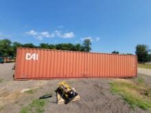 2007 40'X8' RED SHIPPING CONTAINER, S:CAIV4017493