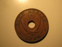 1942 (WWII) East Africa 10 Cents