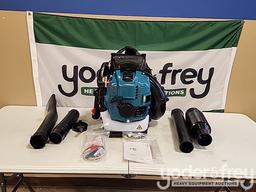 Unused 580 Backpack Blower, 75cc, 2 Cycle, Per Consigner: Professional Grade (Blue)