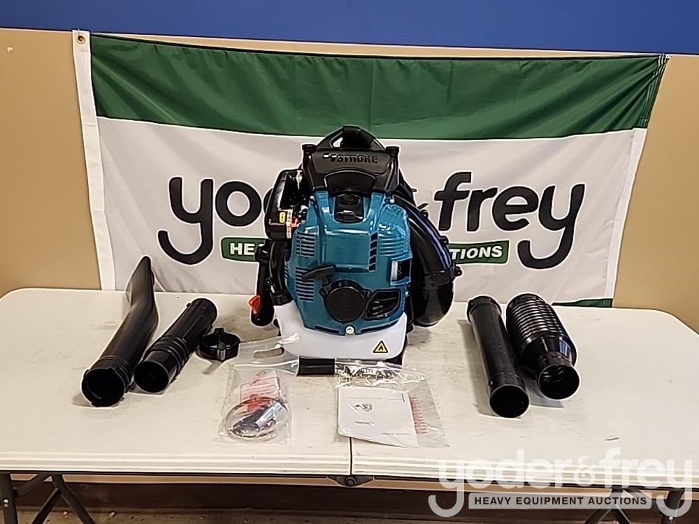 Unused 580 Backpack Blower, 75cc, 2 Cycle, Per Consigner: Professional Grade (Blue)