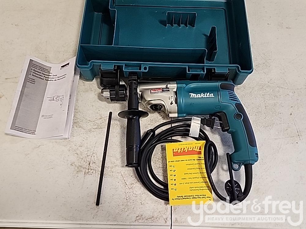 Makita  2 Speed Hammer Drill, HP2050  (1 Yr Factory Warranty)  Recon