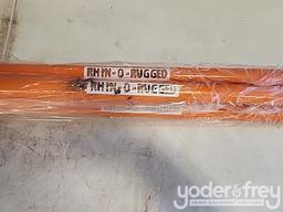 Unused Rhino Rugged Heavy Duty Contractor Square Point Fiberglass Shovel #RR-110 (Lot of 4)