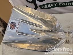 Unused Rhino Rugged Heavy Duty Contractor #10 Aluminum Scoop, FG 29" D Handle (RR-300) (Lot of 3)