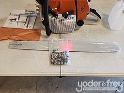 Unused MS660 Chainsaw 25”...... Bar, Full Chisel Chain (Per Consigner: Professional Duty Parts for H