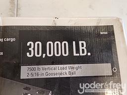 Unused Bulldog Gooseneck Hide Away Hitch 30,000 Lbs