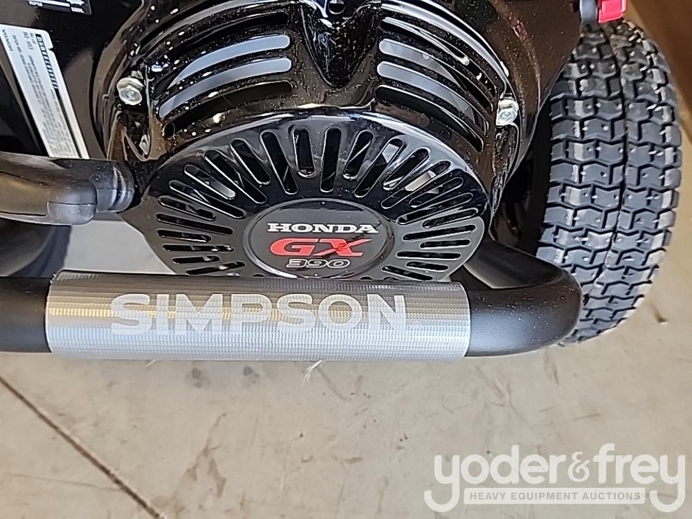 Unused Simpson 4200 PSI Pressure Washer c/w 270CC Honda Engine