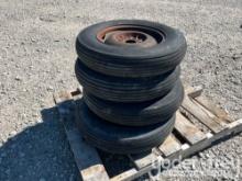 Tires, Grooved Implement Type 6.00-16 Set of 4