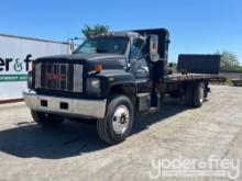 1994 GMC Topkick Stake Bed Truck, CAT Diesel 3116, 6 Speed Manual Transmission, 24' Stake Bed c/w St