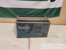 Unused Mystick Synthetic 2 Cycle Motor Oil (4 Gal Per Case)