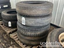 Tires, Set of (4) 11R22.5, 3 Mounted