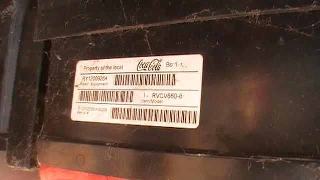 Coca-cola machine model RVCV - 660-8 Coke