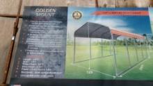 2024 GOLDEN MOUNT ALL STEEL CARPORT,  NEW, 12' X 20'', AS IS WHERE IS