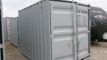 2024 SHIPPING CONTAINER OFFICE,  NEW, 10' X 7', DOUBLE REAR DOORS, SIDE DOO