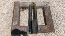 FORKLIFT TRAILER HITCH,  AS IS WHERE IS