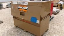 KNAACK LARGE JOB BOX,  AS IS WHERE IS