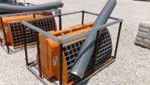 2024 LANDHONOR SKID STEER ATTACHMENT,  NEW/UNUSED, HYD DOUBLE DISCHARGE CON