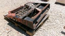 SKID STEER ATTACHMENT,  PALLET FORKS, AS WHERE IS