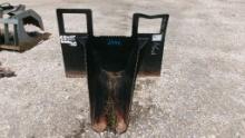 SKID STEER ATTACHMENT,  13" ROOT BUCKET, AS IS WHERE IS,