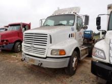 2000 STERLING TRUCK TRACTOR,  DAY CAB, CAT DIESEL, 10 SPEED, SINGLE AXLE, A