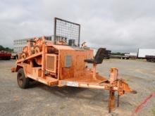 2008 WAGNER SMITH T-4DP-36 FOUR ROPE PULLER TRAILER,  PINTLE HITCH S# 1W9DP