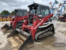 2020 Takeuchi TL8RW Rubber Track Skid Steer, 1,219 hrs, Cab, AC, Quick Atta