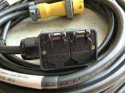 ...( 34 ) LEX 6150-01-530-7352 DB20QD50SEPS 2 Pole, 3 Wire, 20A 120V OUTDOOR CORD 50' IRP ( 18 )....