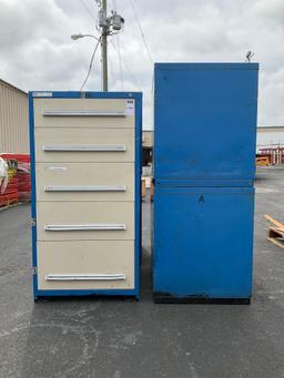 ASSORTED VIDMAR INDUSTRIAL PARTS/TOOL CABINETS