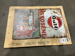 RETRO VINTAGE SIGN , APPROX 28in x 20in
