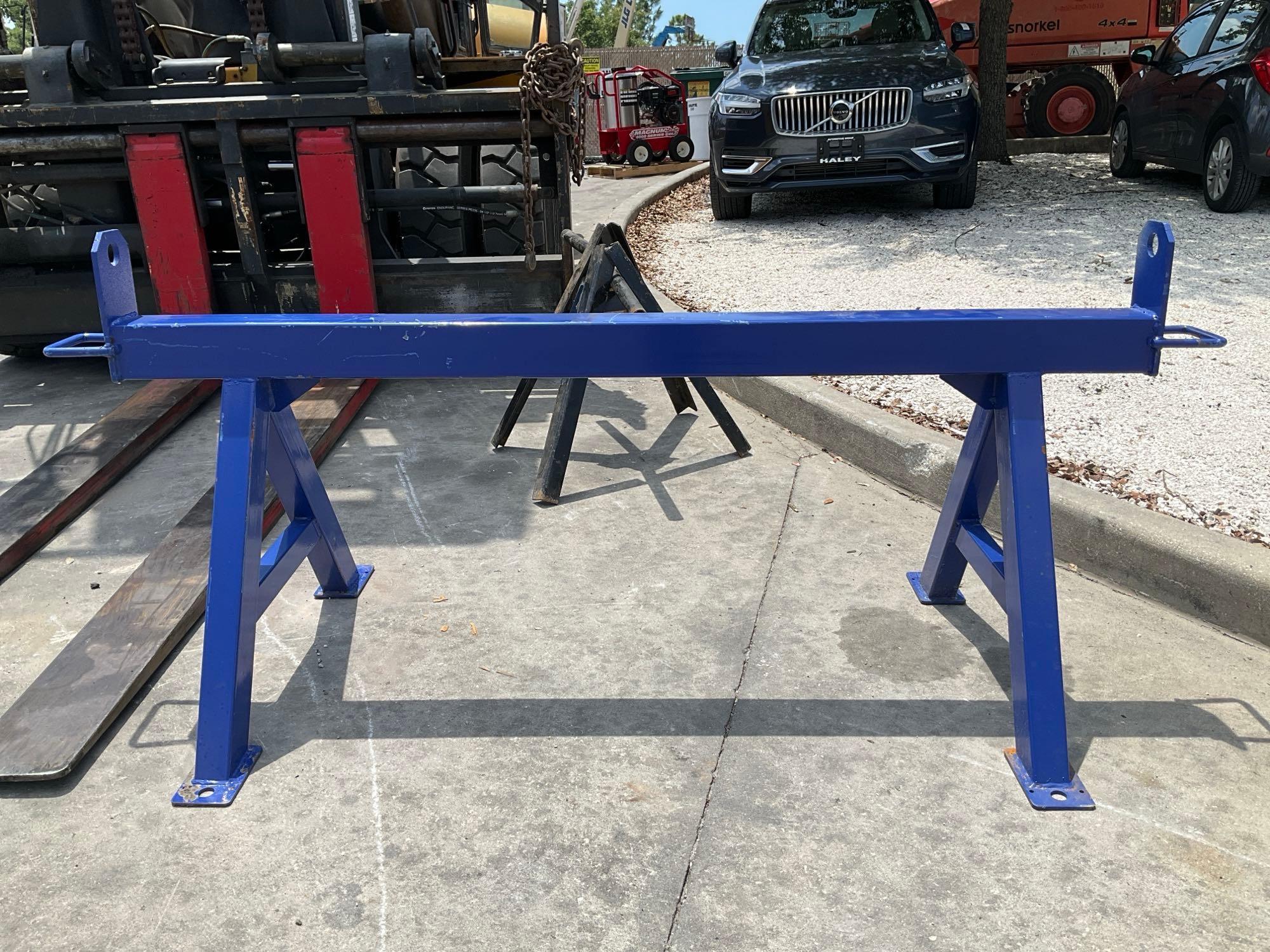 UNUSED SAWHORSE, APPROX 80in LONG...