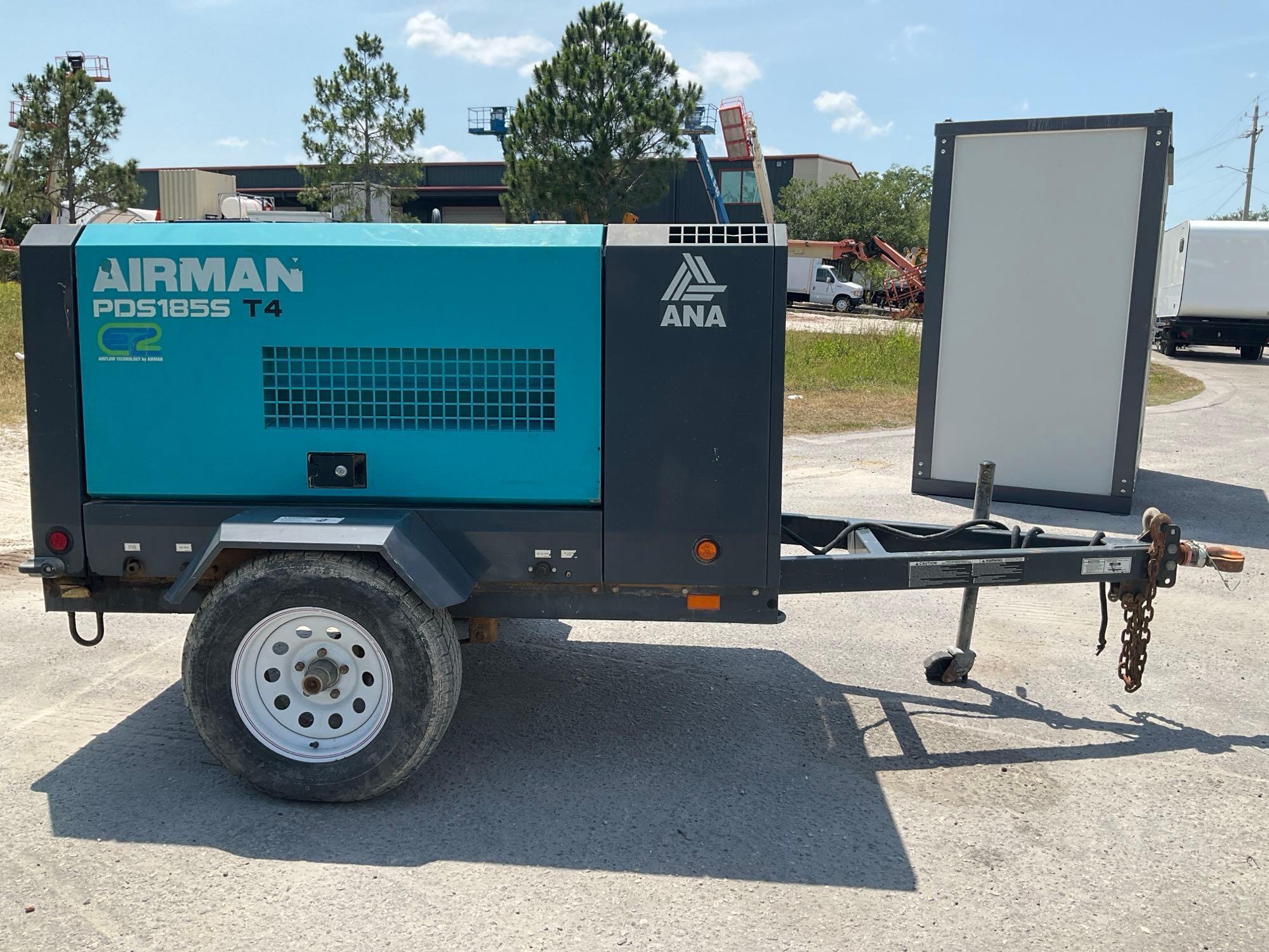 2022 AIRMAN PDS185S-6E1 COMPRESSOR, DIESEL, TRAILER MOUNTED, NORMAL OPERATING PRESSURE 0.69 MPA, ...