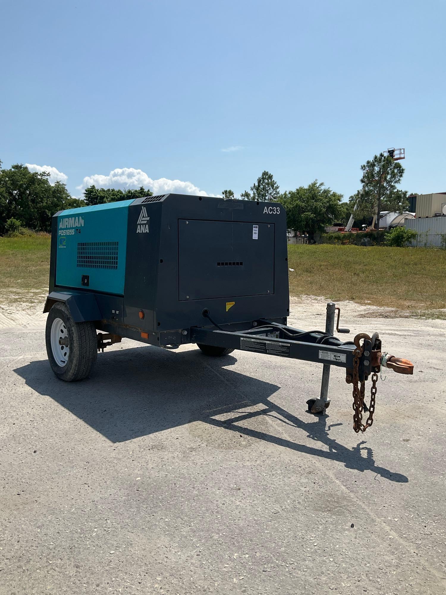 2022 AIRMAN PDS185S-6E1 COMPRESSOR, DIESEL, TRAILER MOUNTED, NORMAL OPERATING PRESSURE 0.69 MPA, ...