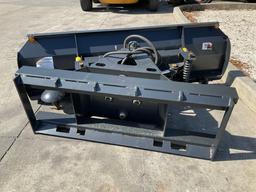 UNUSED JCT DOZER BLADE ATTACHMENT FOR UNIVERSAL SKID STEER , APPROX 72in
