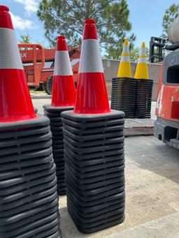 20 SAFETY CONES, 18in TALL