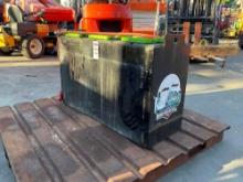 INTERSTATE BATTERIES FORKLIFT BATTERY TYPE 012085F15C02I, APPROX 24V, APPROX 36" W x 13" L x 23" T