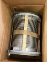 ( 2 ) UCC UNITED CONVEYOR 1730-246 JOINT EXPANSION BELLOWS PIPE LINE CONVEYOR 9"