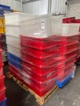 APPROX. 40 LARGE ASSORTED STORAGE BINS